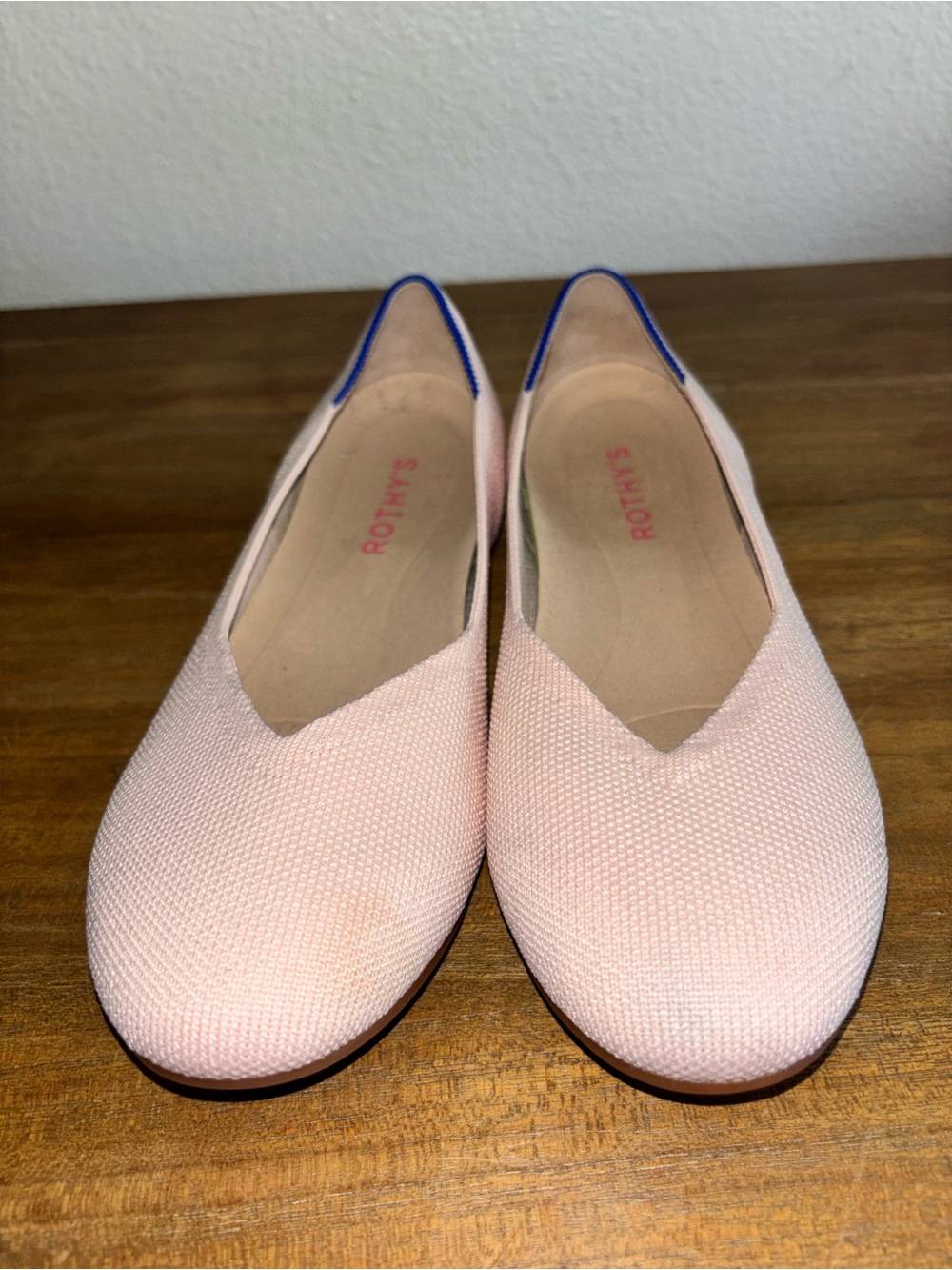 Rothy's The Flat Round Toe Women's Size 7 Slip On Shoes Pink